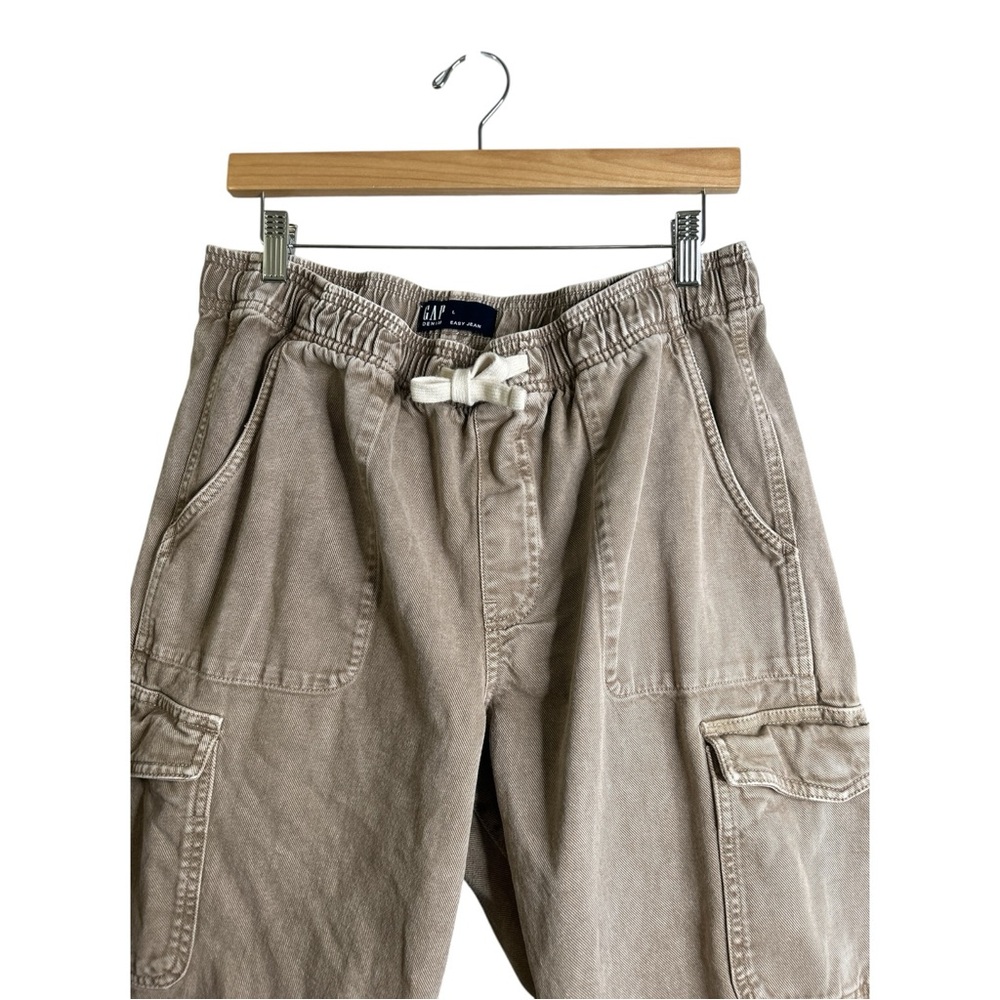 Gap Denim Easy Cargo Jeans Women’s‎ Size Large - Picture 3 of 10